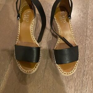 Franco Sarto Wedge espadrille size 6M